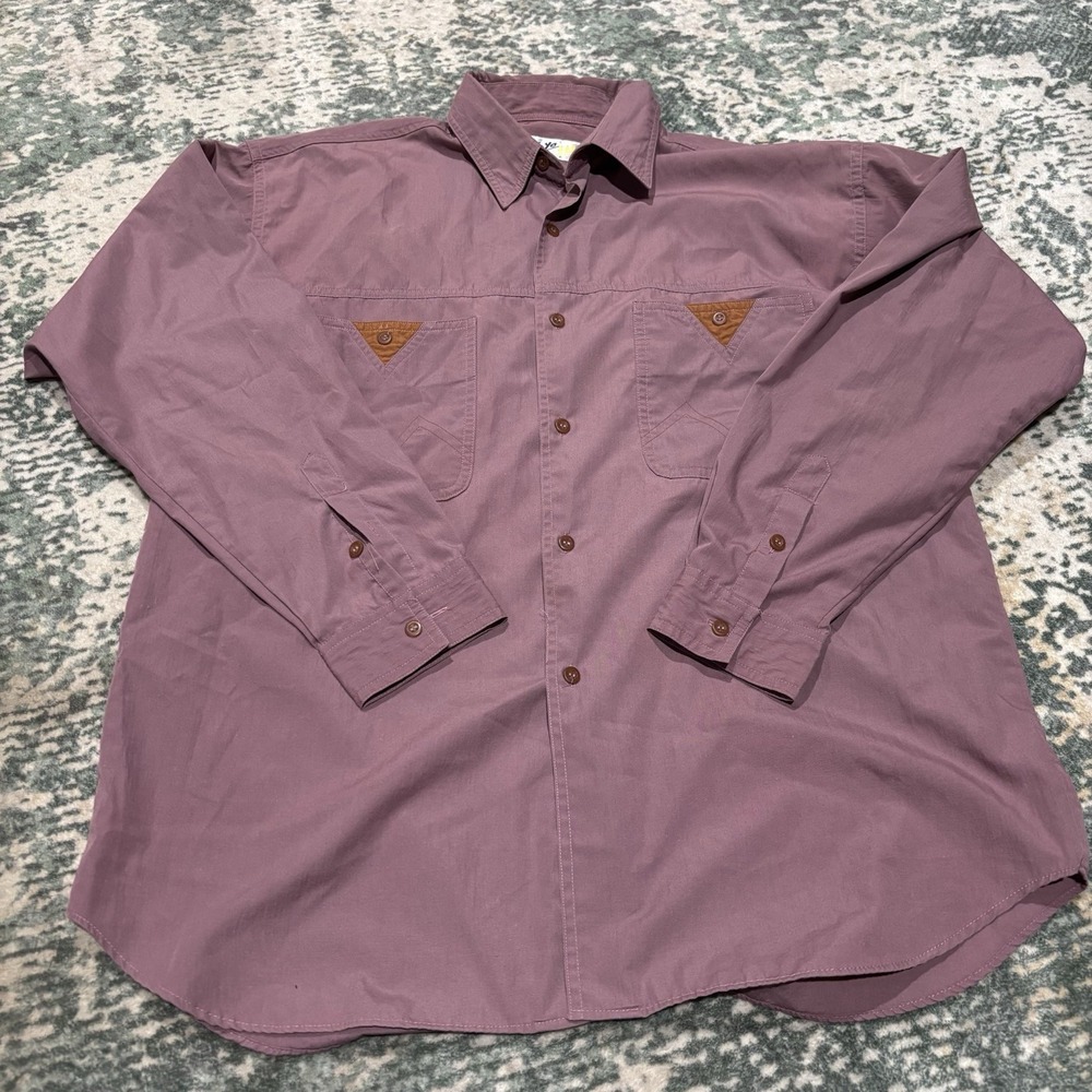 90s Koyo Club Western Button Up Shirt  Japanese Streetwear Large Mauve Men's